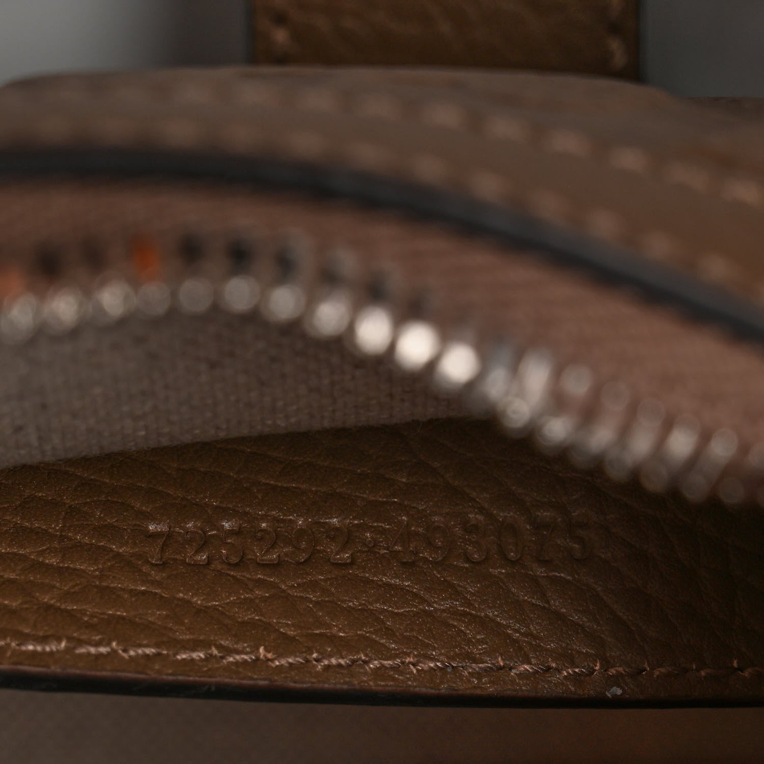 Gucci Piuma Calfskin Jumbo GG Embossed Mini Duffle Bag Good Taupe 7 of 10