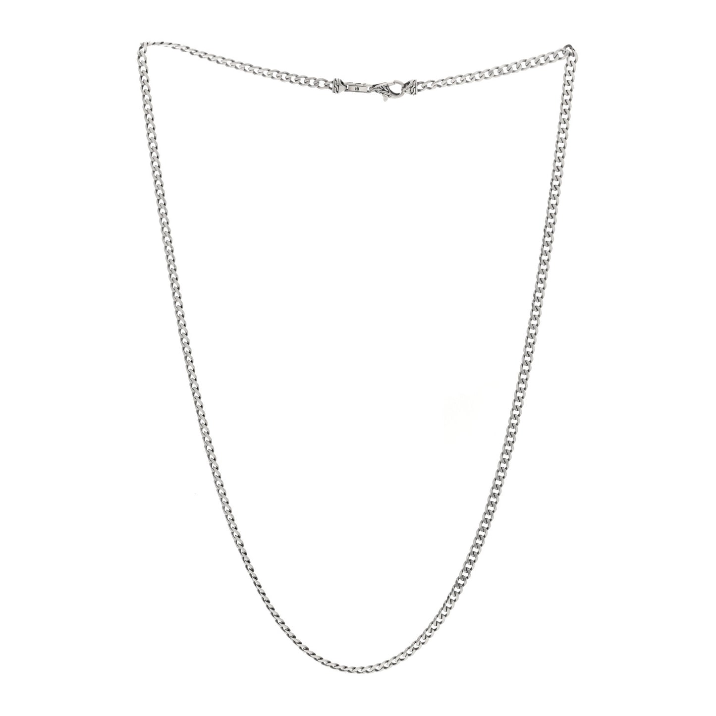 Sterling Silver 3.9mm Curb Chain Necklace 22"