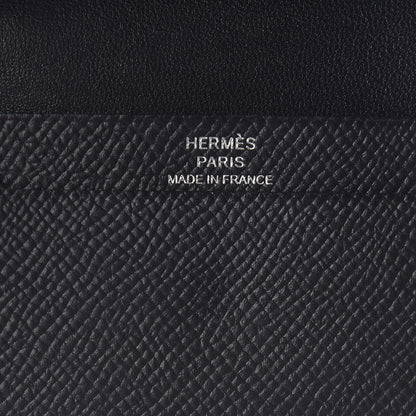 Hermes Epsom Mini Bearn Wallet Black 6 of 8