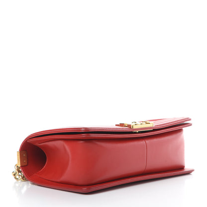 Chanel Lambskin Quilted Medium Boy Flap Red 4 of 11