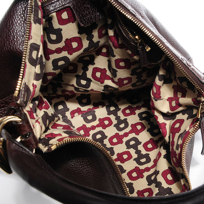 Gucci Leather Guccissima Medium Signoria Hobo Dark Brown 5 of 8