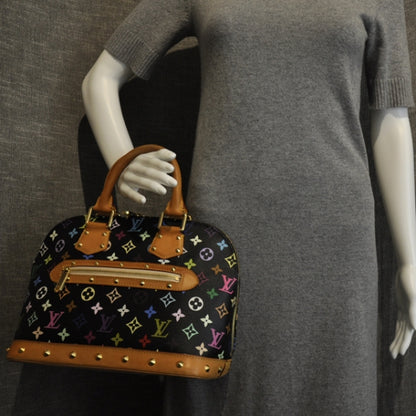 Louis Vuitton Monogram Multicolor Alma Black 2 of 2
