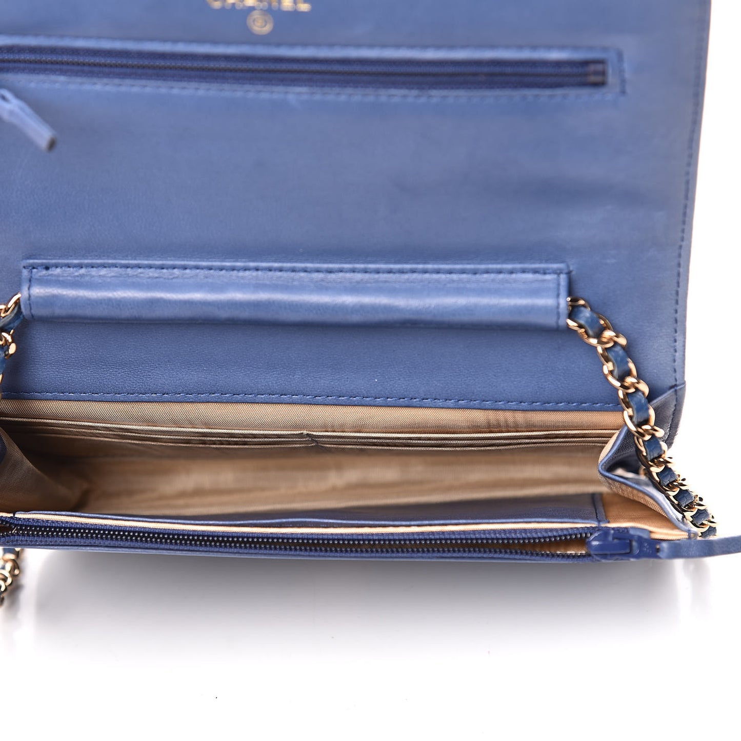 Caviar Timeless CC Wallet On Chain WOC Navy Blue