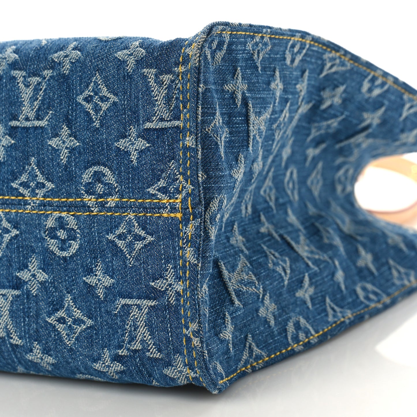 Monogram Denim Onthego MM Blue