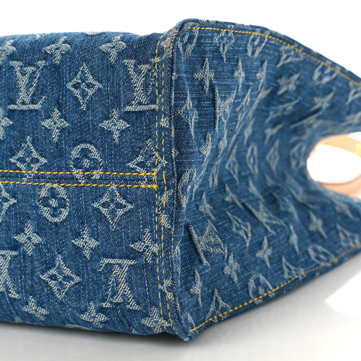 Louis Vuitton Monogram Denim Onthego MM Blue 7 of 7