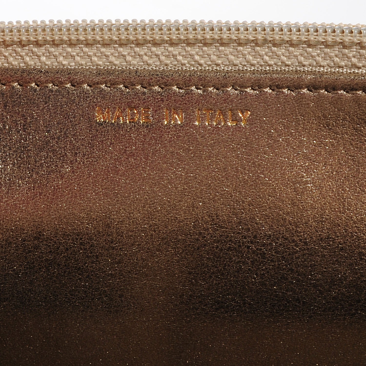 Chanel Metallic Lambskin Quilted Boy Wallet On Chain WOC Gold 8 of 9