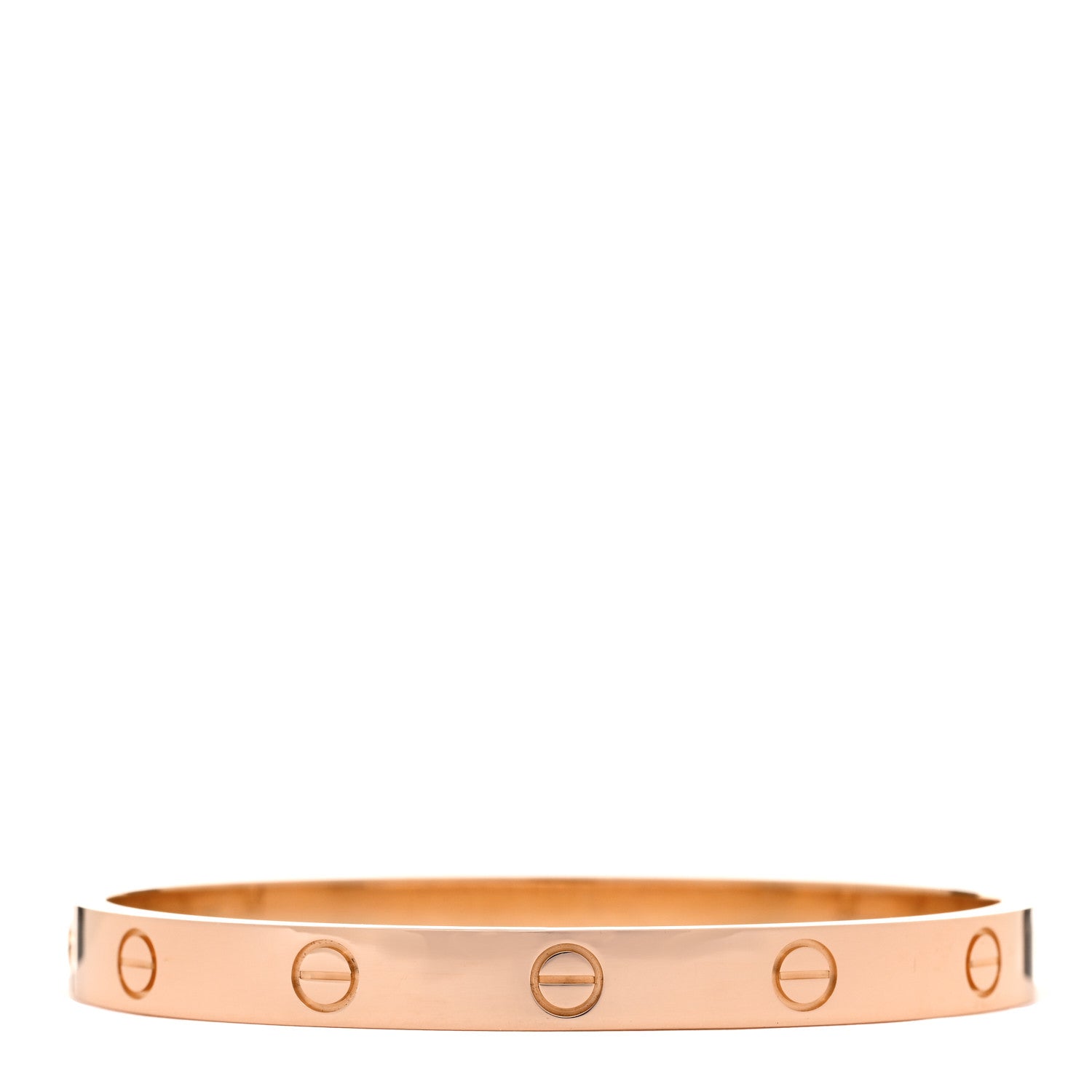 Cartier 18K Pink Gold LOVE Bracelet 17 2 of 9