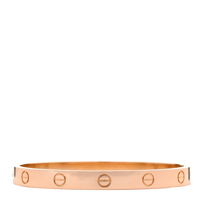 Cartier 18K Pink Gold LOVE Bracelet 17 2 of 9