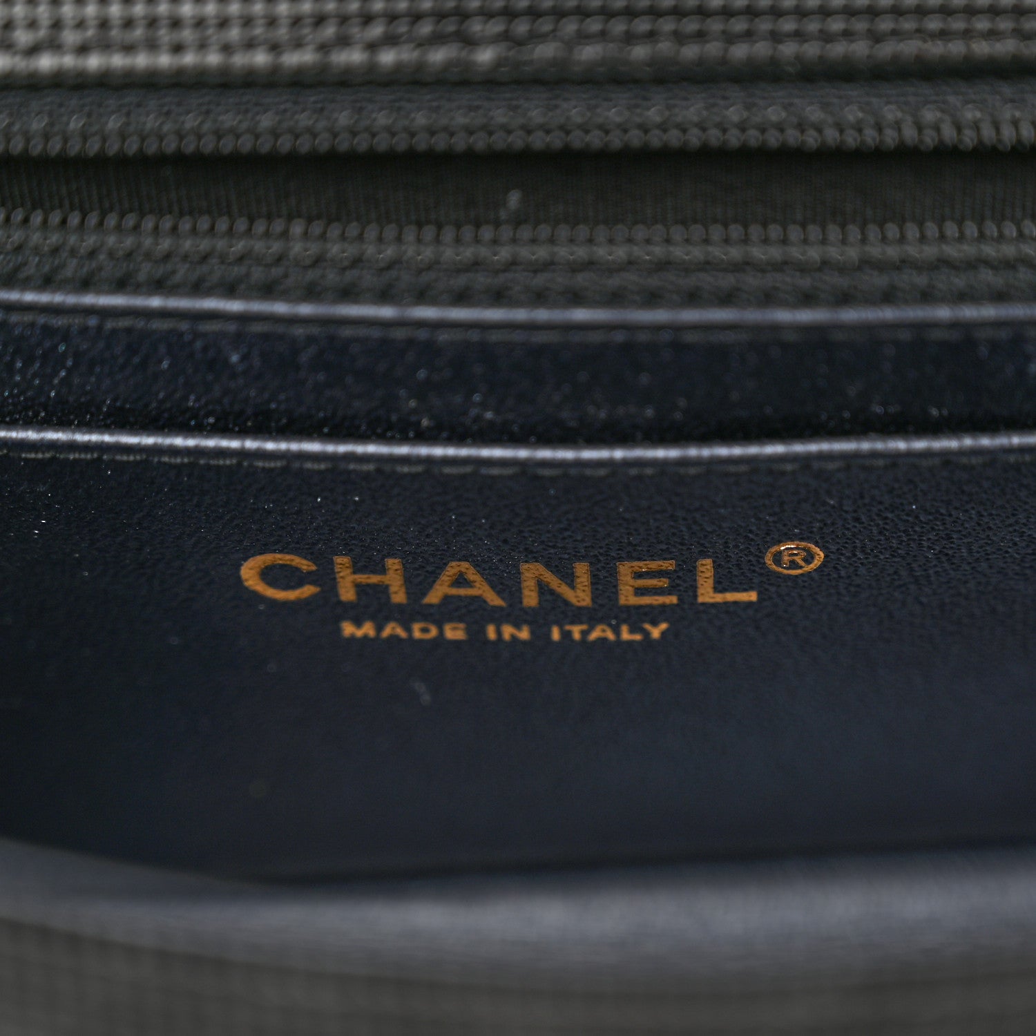 Chanel Calfskin Quilted Pixel Effect Mini Rectangular Flap Black 6 of 12