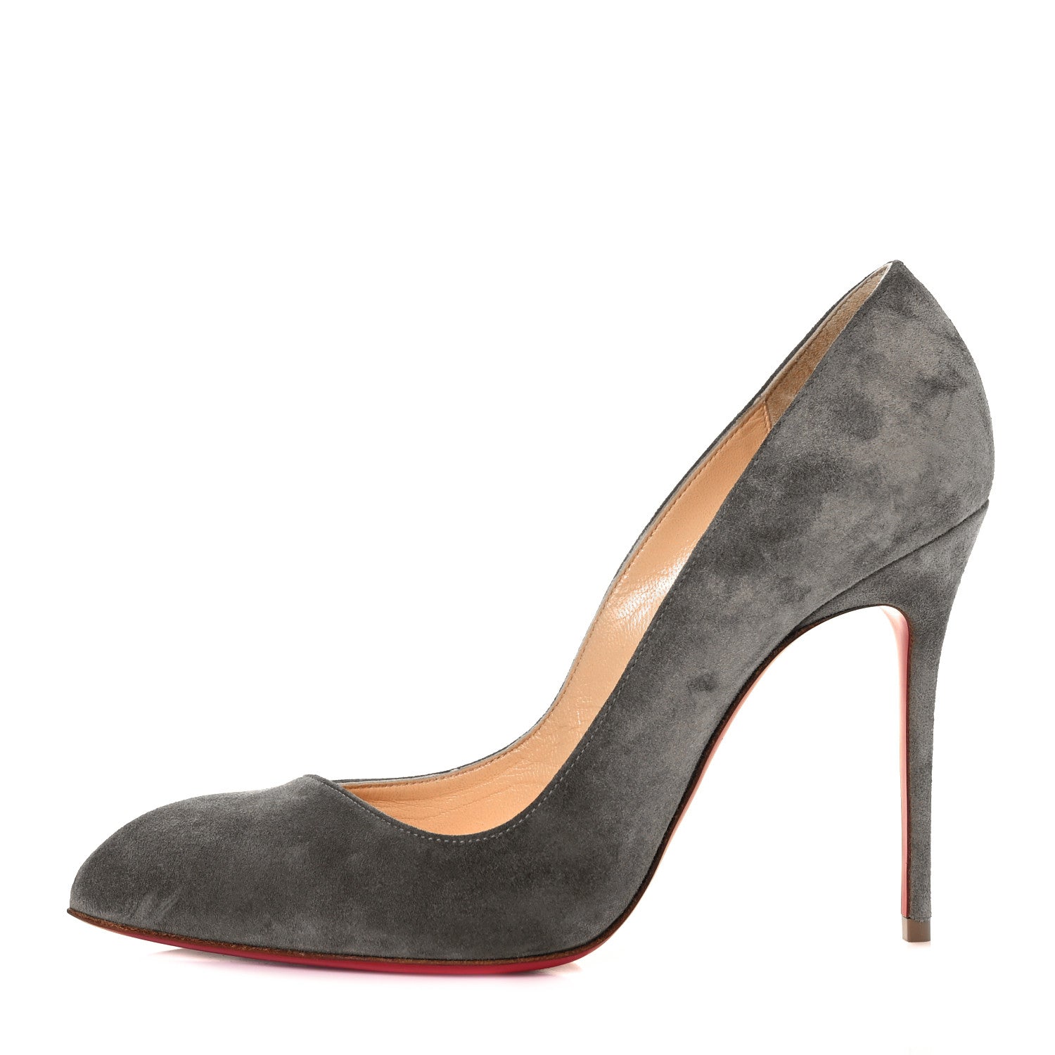 Christian Louboutin Veau Velours Corneille 100 Pumps 38.5 Argile 1 of 9