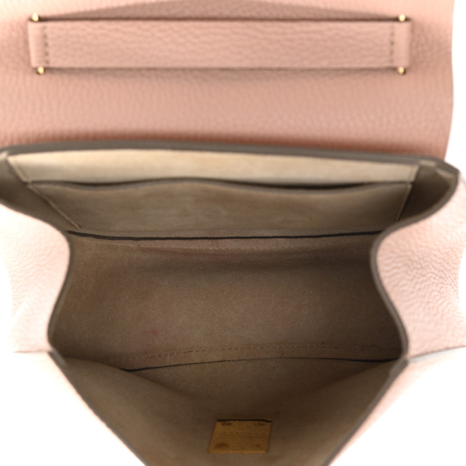 Chloe Grained Lambskin Drew Shoulder Bag Cement Pink 4 of 11