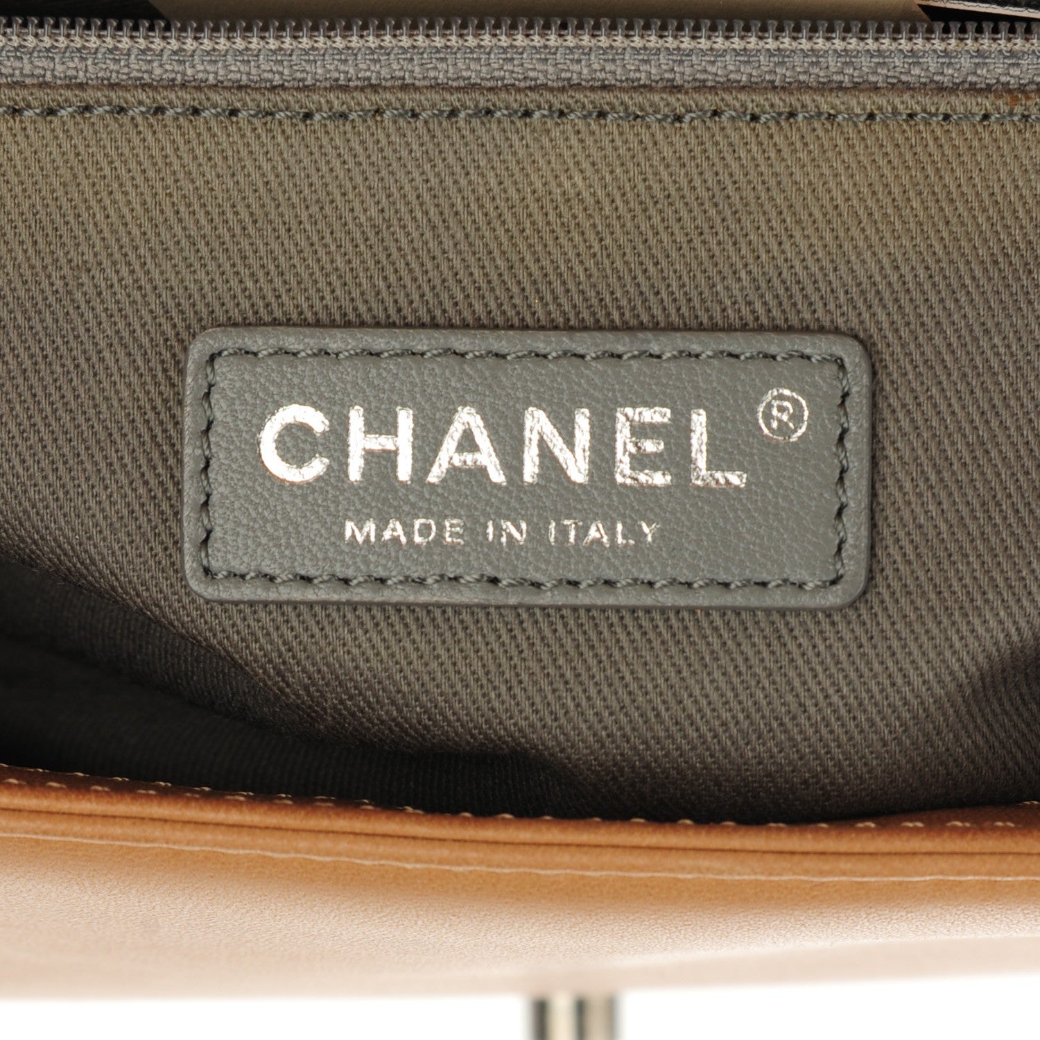 Chanel Lambskin Quilted Large Boy Flap Beige 7 of 8