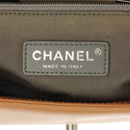 Chanel Lambskin Quilted Large Boy Flap Beige 7 of 8