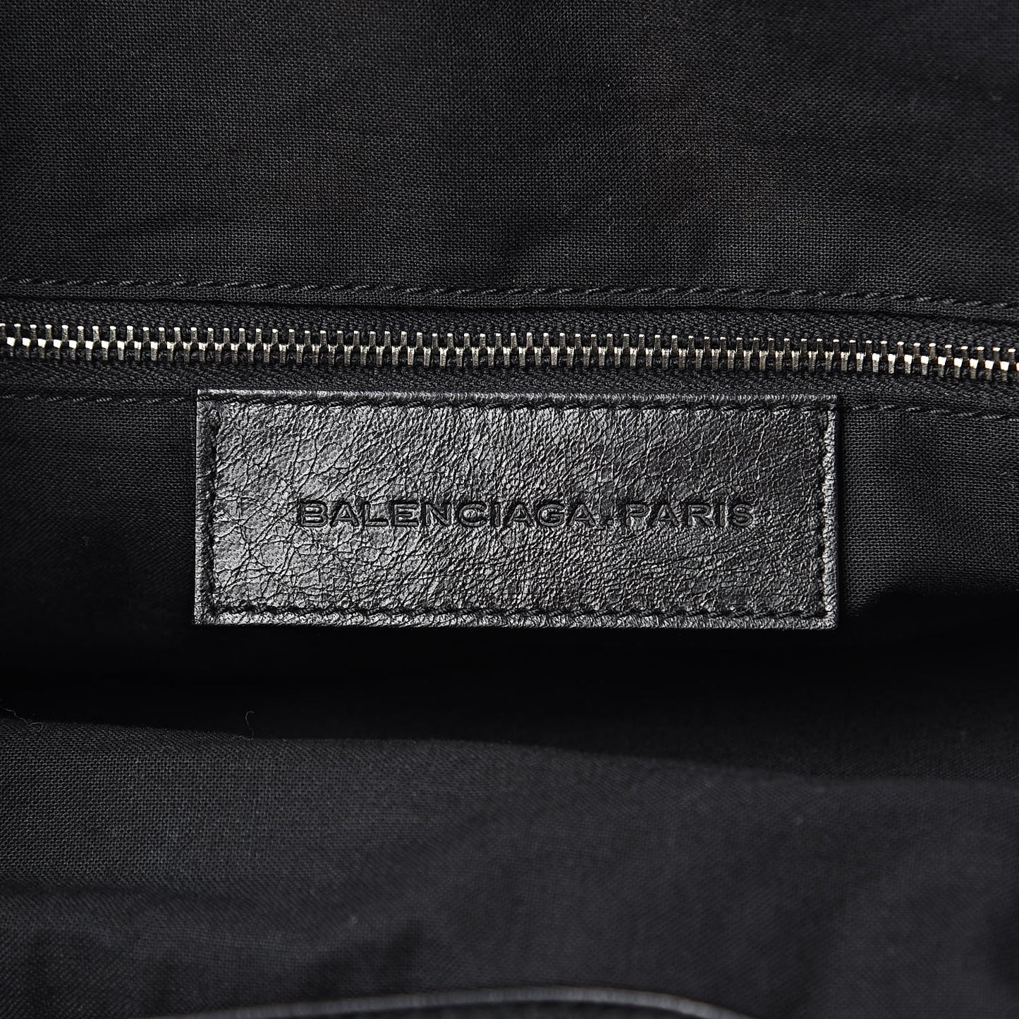 Agneau Damask Stripe Courier Black White