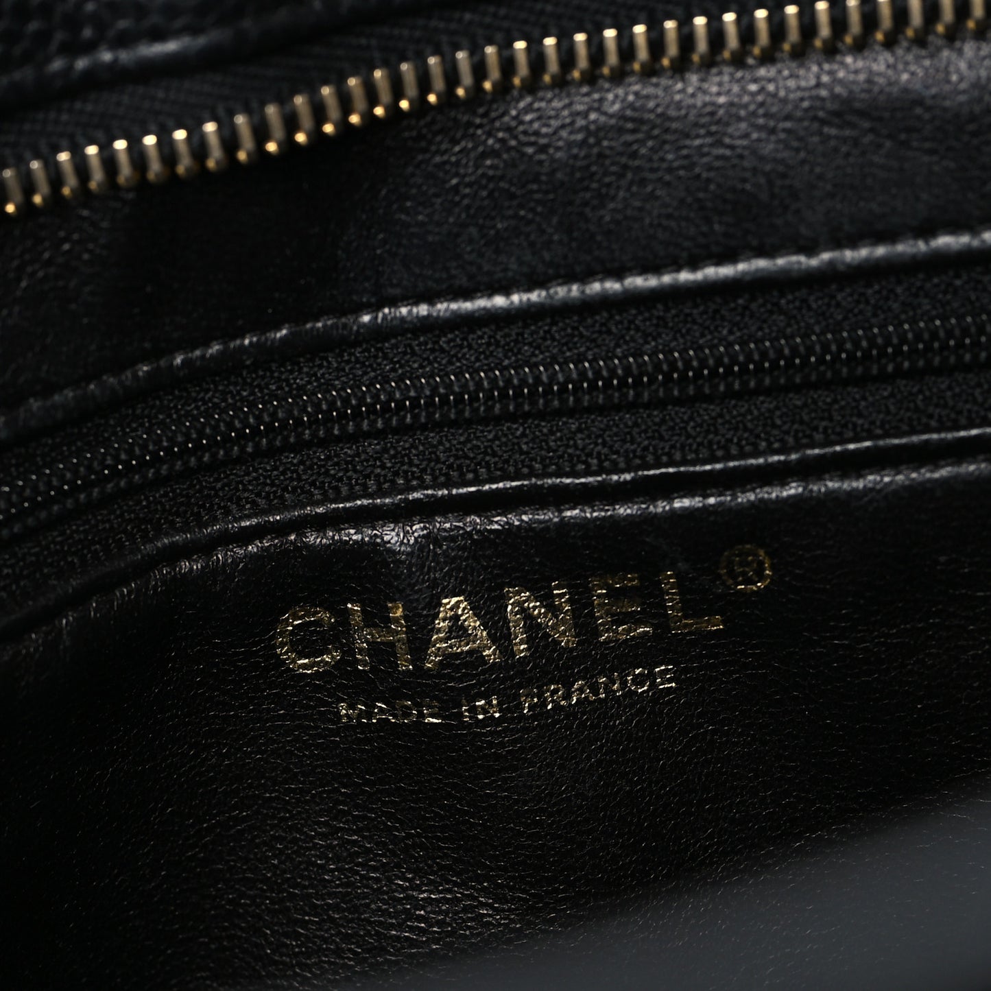 Caviar Quilted Medallion Tote Black