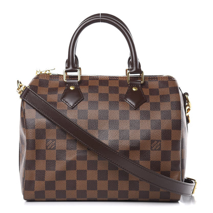 Louis Vuitton Damier Ebene Speedy Bandouliere 25 1 of 13