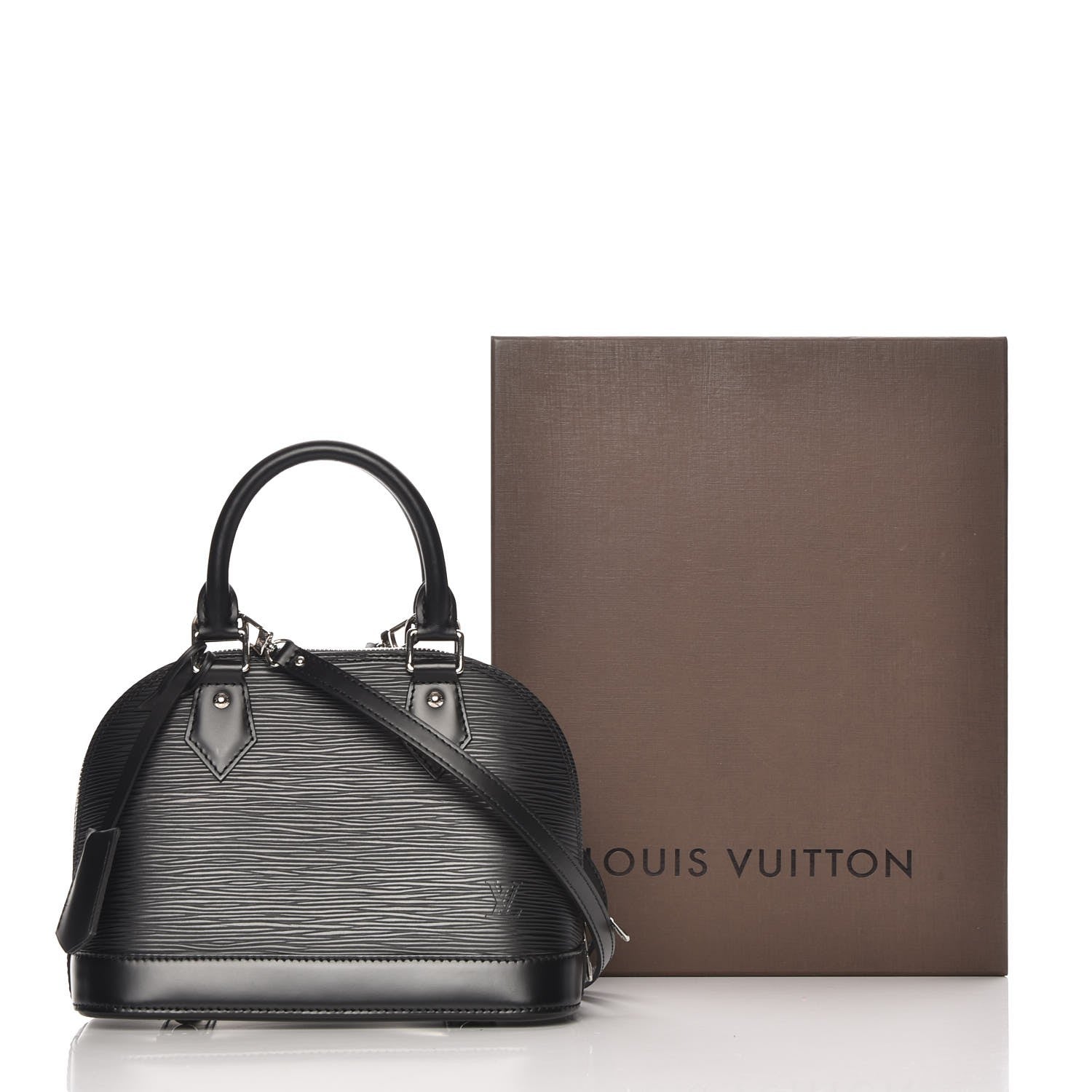 Louis Vuitton Epi Alma BB Black 8 of 8