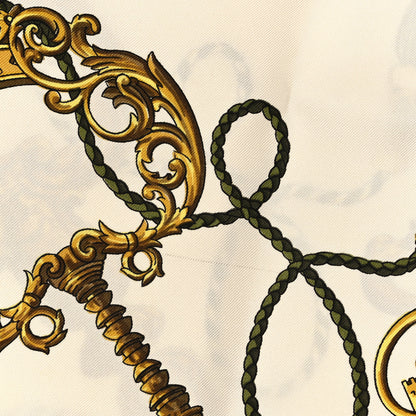 Hermes Silk Keys Les Cles Scarf 90 4 of 5