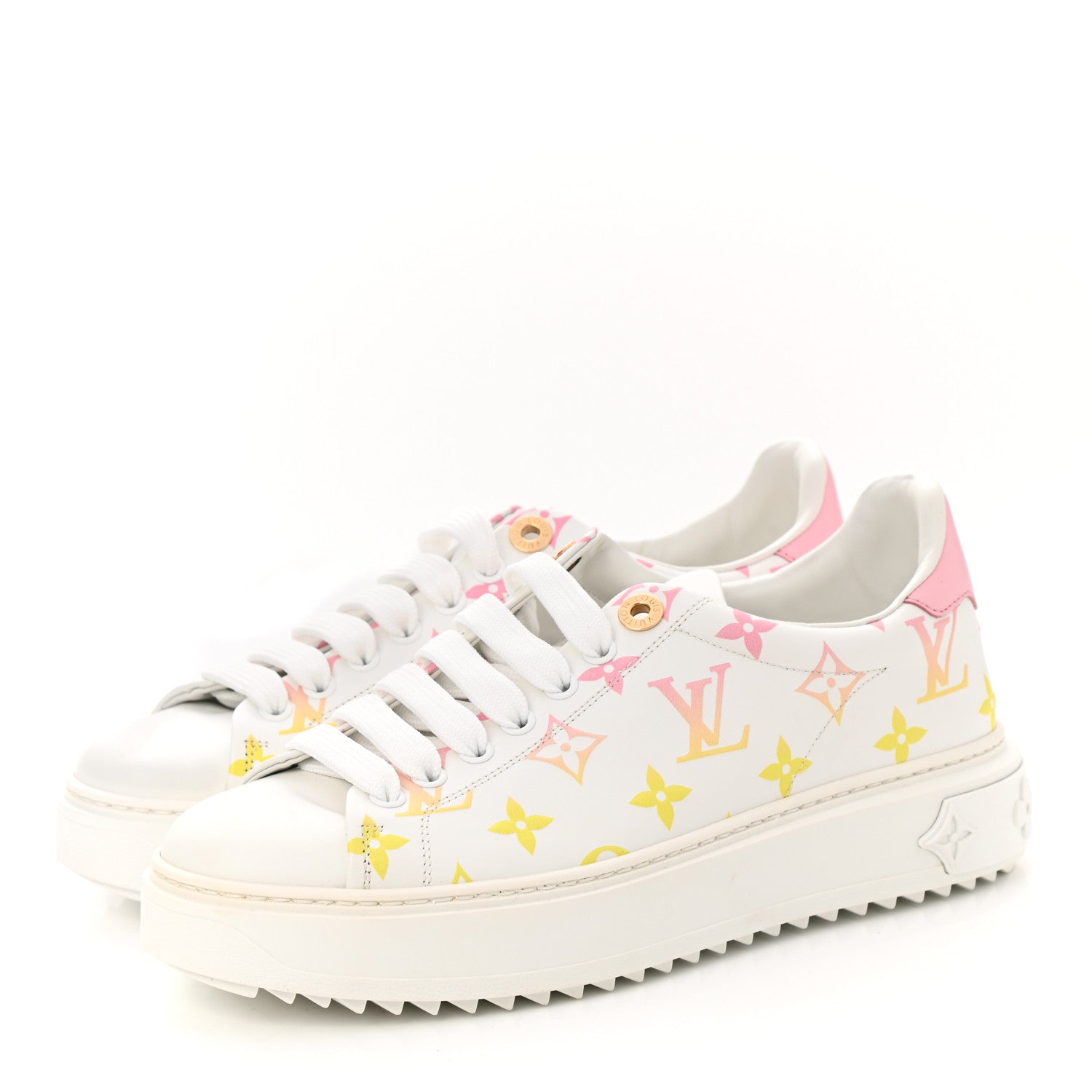 Louis Vuitton Monogram By The Pool Time Out Sneakers 37 Rose 3 of 9