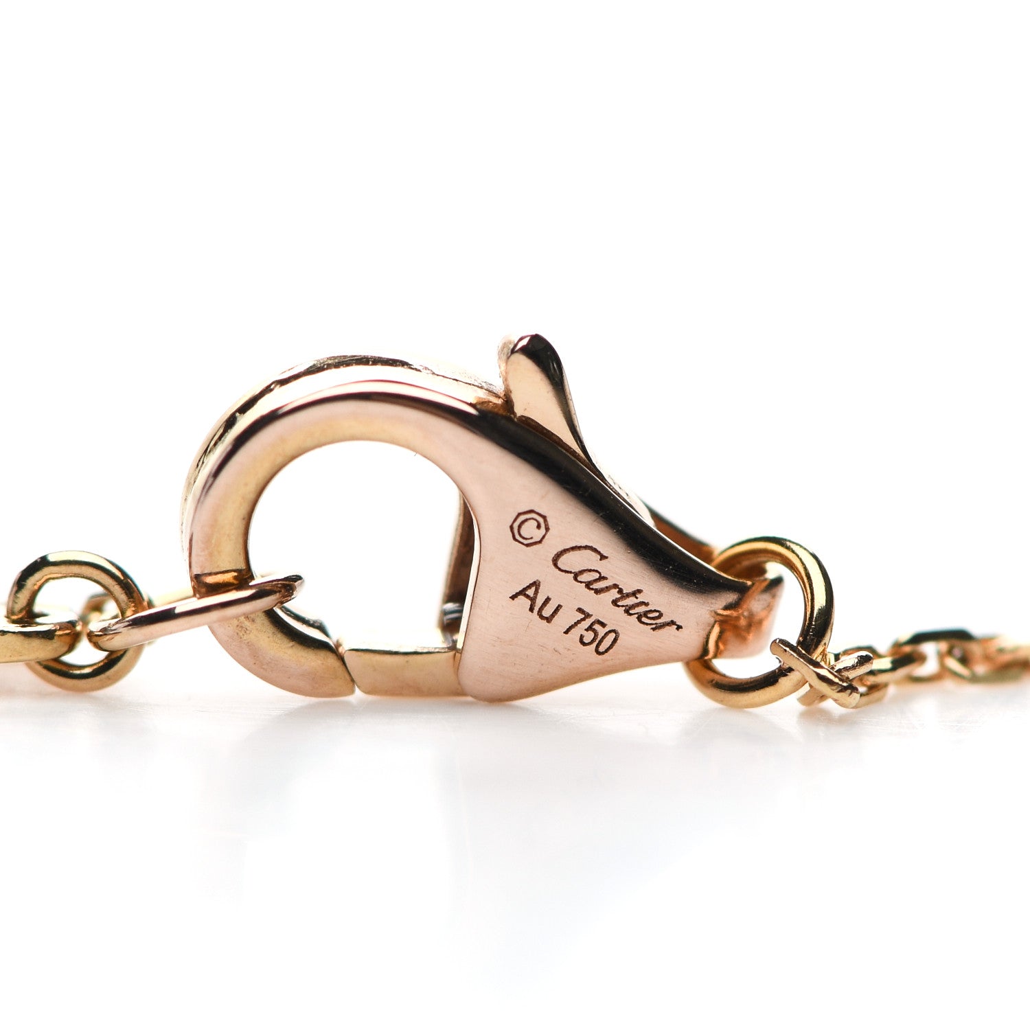 Cartier 18K Pink Gold Diamond XS D'Amour Pendant Necklace 5 of 6