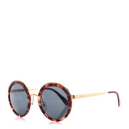 Prada Round Frame Sunglasses SPR 50T Tortoise 1 of 8