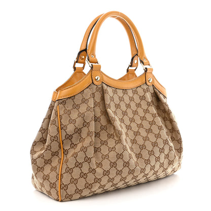 Gucci Monogram Medium Sukey Tote Yellow 3 of 12