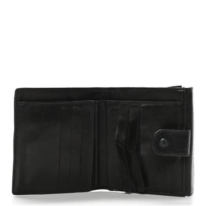 Chanel Lambskin Timeless CC Compact French Wallet Black 4 of 5
