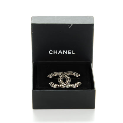 Chanel Ruthenium CC Brooch 5 of 5