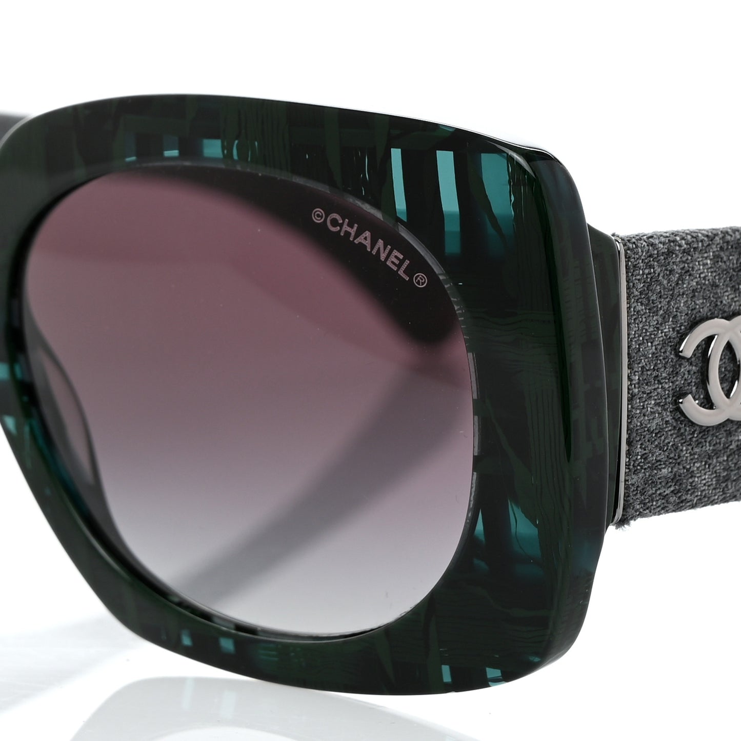 Denim Rectangle Sunglasses 5406 Blue