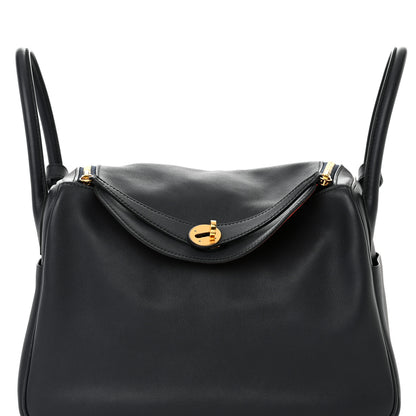 Hermes Swift Verso Lindy 30 Bleu Indigo Orange Poppy 8 of 16