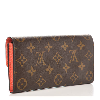 Louis Vuitton Monogram Emilie Wallet Poppy 3 of 8