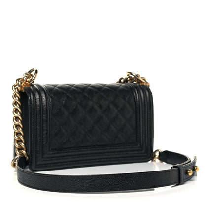 Chanel Caviar Quilted Small Boy Flap Black 3 of 11