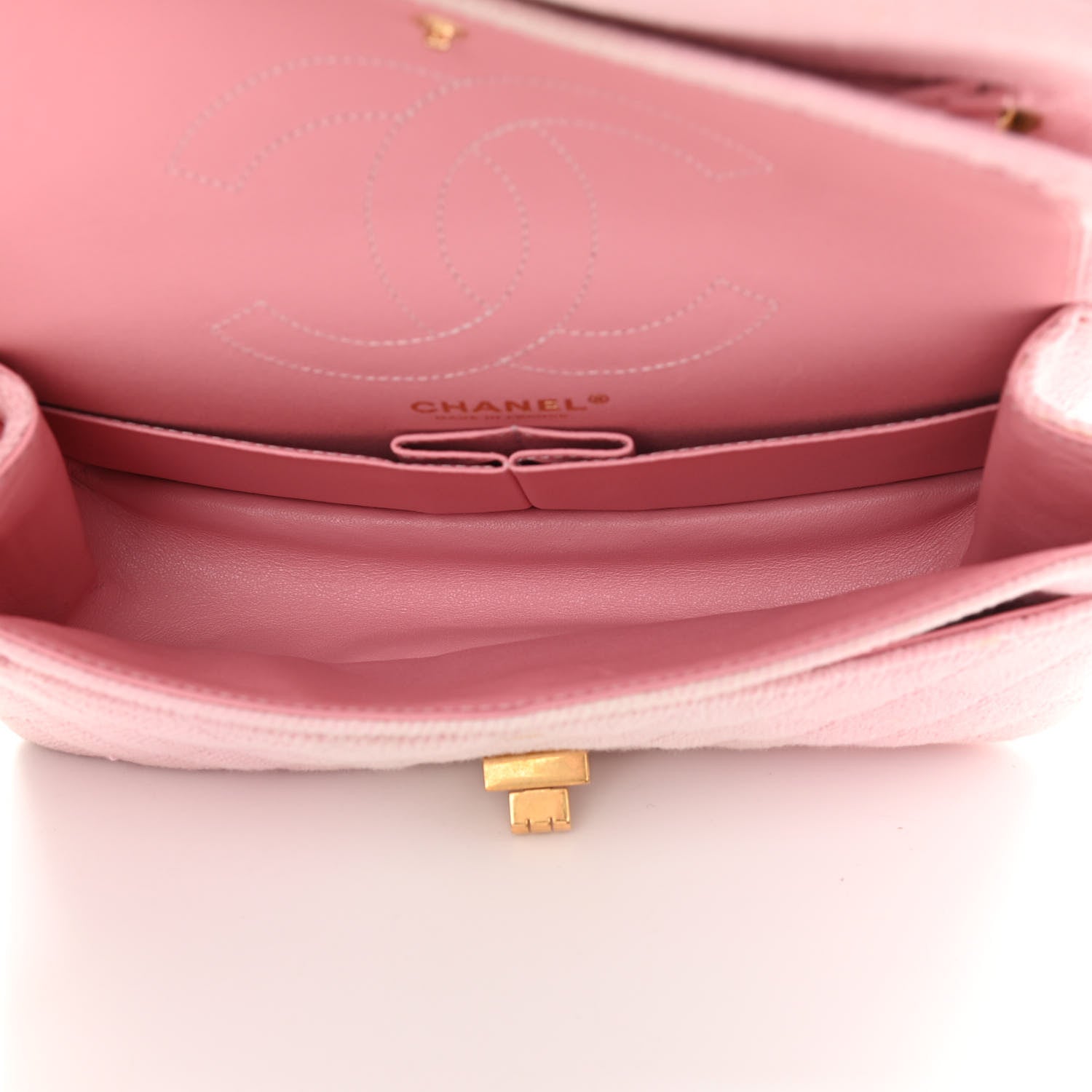 Chanel Ombre Denim Quilted 2.55 Reissue 225 Flap Pink 5 of 14