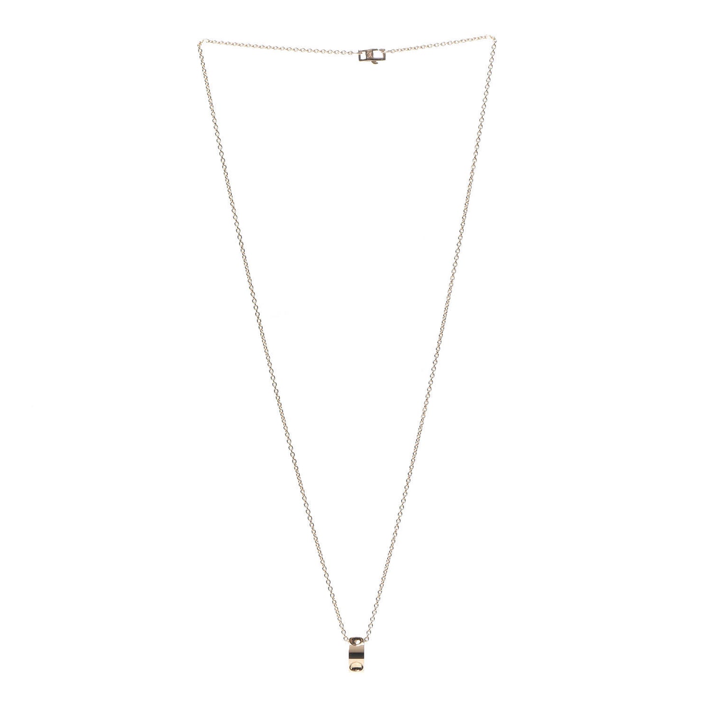 18K Pink Gold Empreinte Pendant Necklace