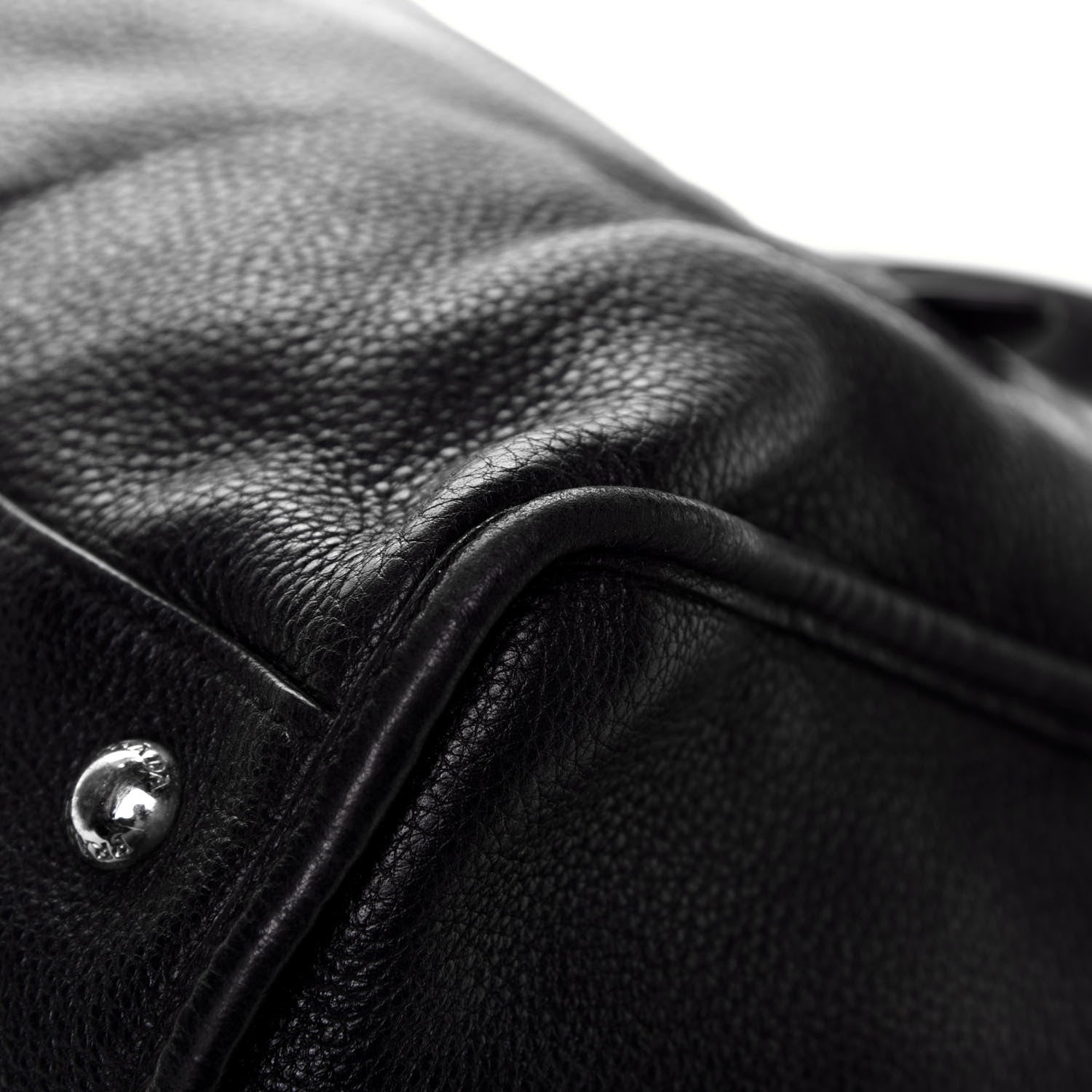 Prada Vitello Daino Top Handle Tote Black 17 of 39