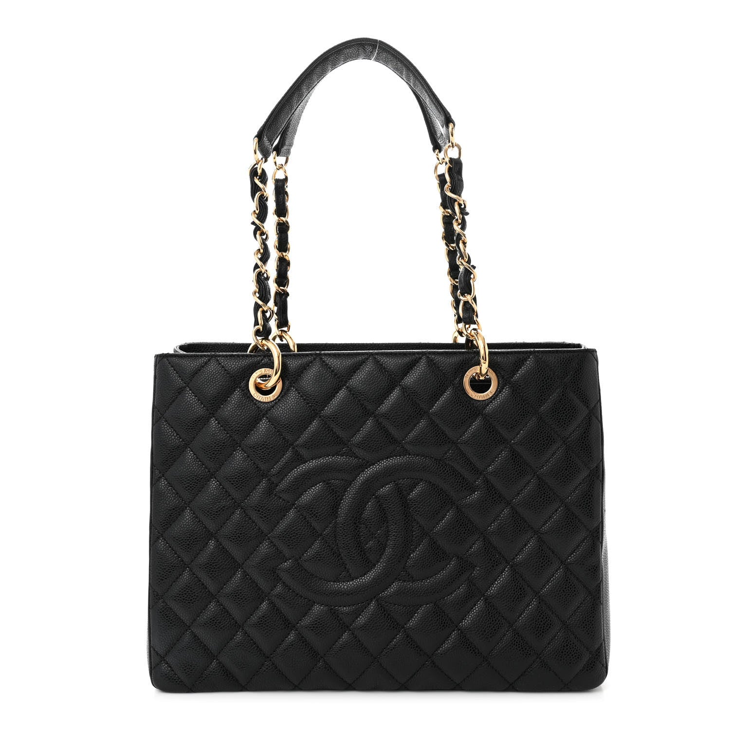 Chanel Caviar Quilted Grand Shopping Tote GST Black 1 of 10