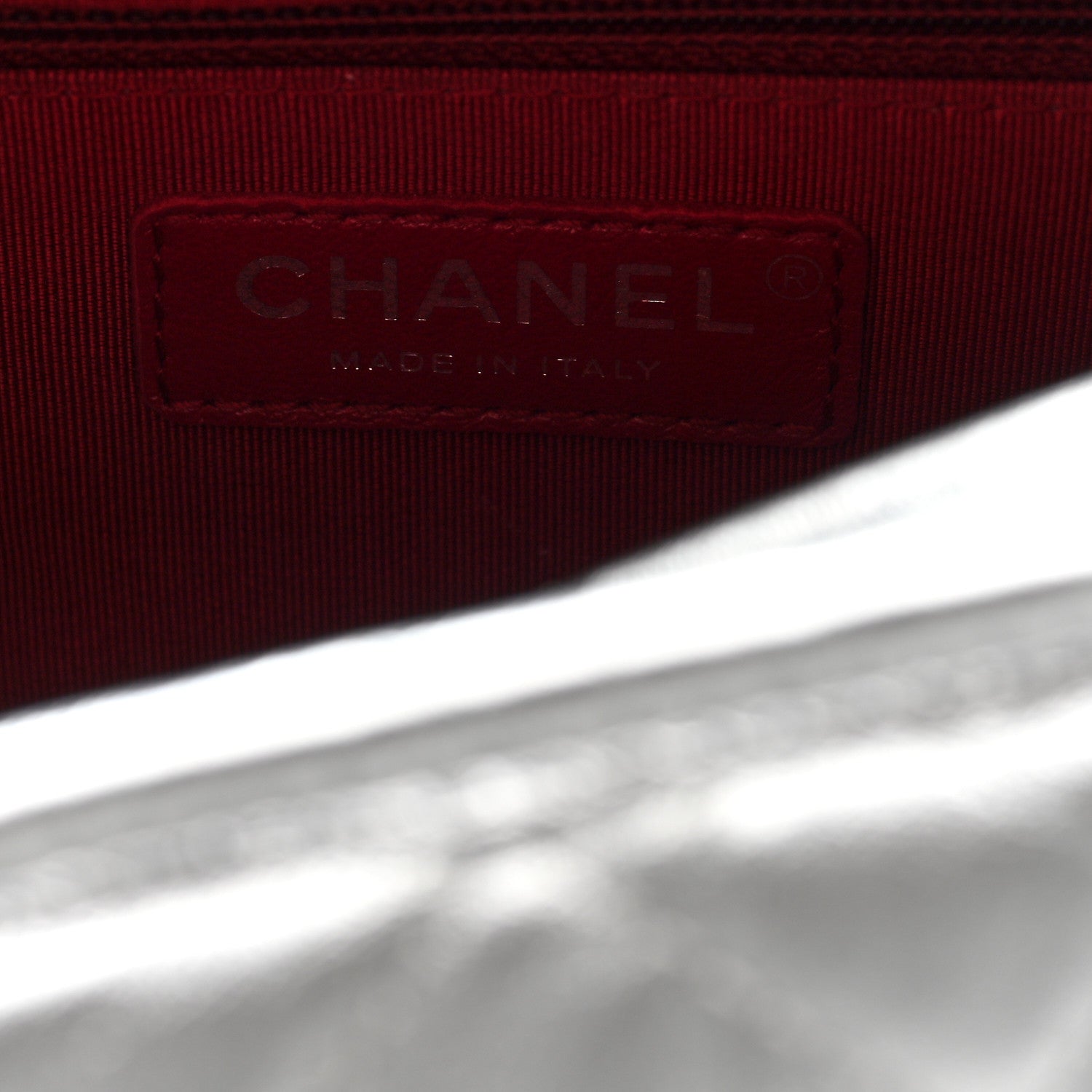 Chanel Metallic Lambskin Calfskin Quilted Medium Gabrielle Hobo Silver 6 of 10