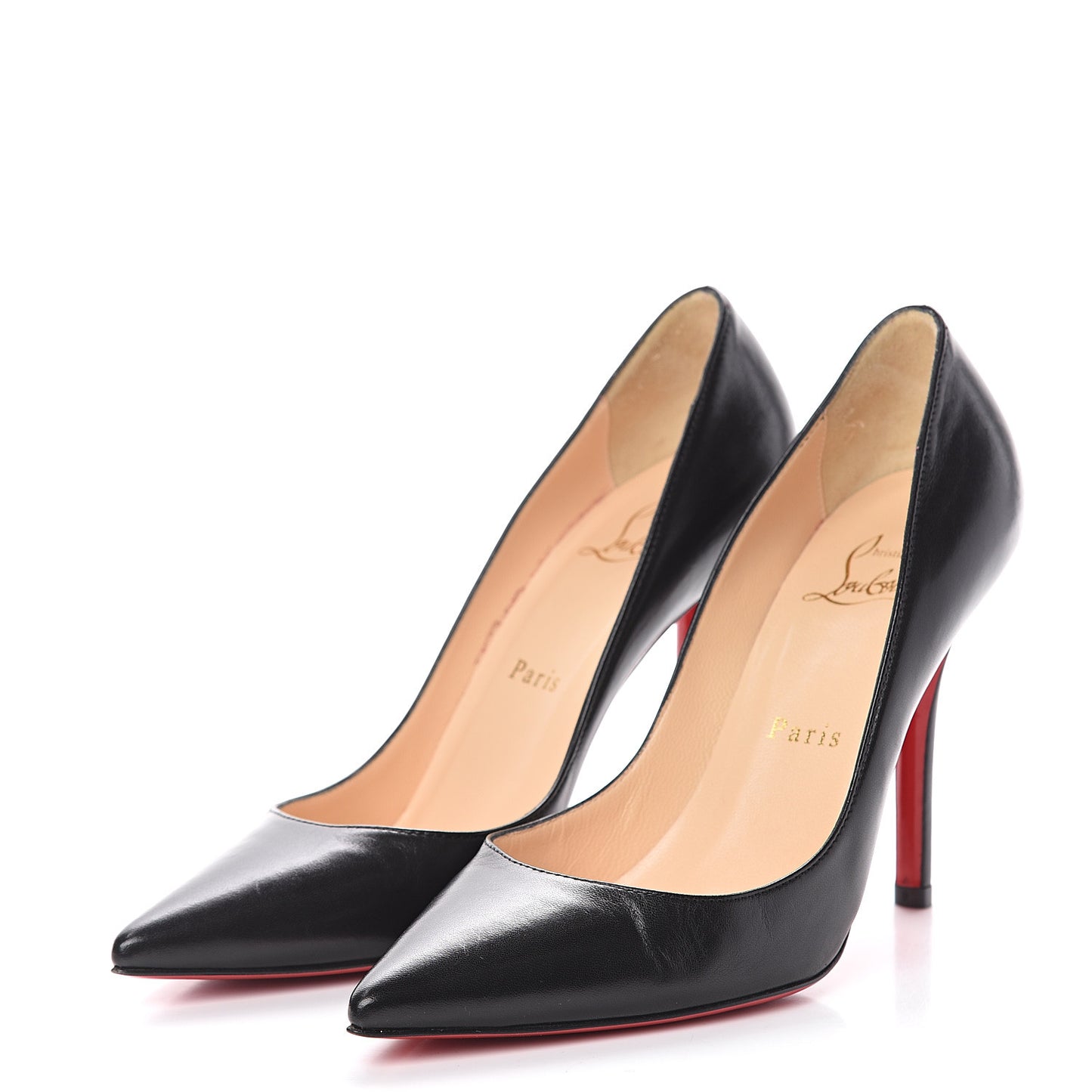 Shiny Nappa Apostrophy 100 Pumps 36 Black