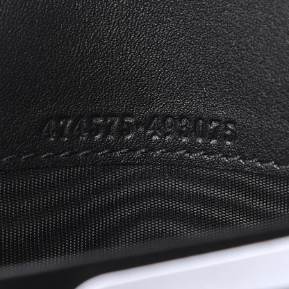 Gucci Velvet Matelasse GG Marmont Chain Wallet Black 7 of 10