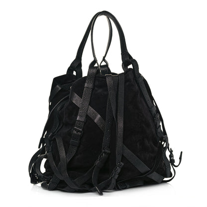 Alexander Wang Suede Kirsten Satchel Black 2 of 11