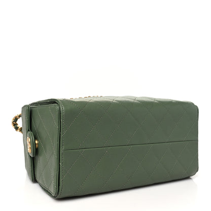 Chanel Caviar Quilted Small Chanel 25 Handbag Khaki 4 of 10