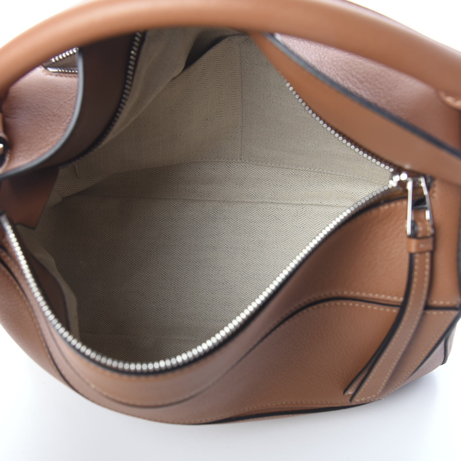 Loewe Calfskin Medium Puzzle Bag Tan 6 of 10