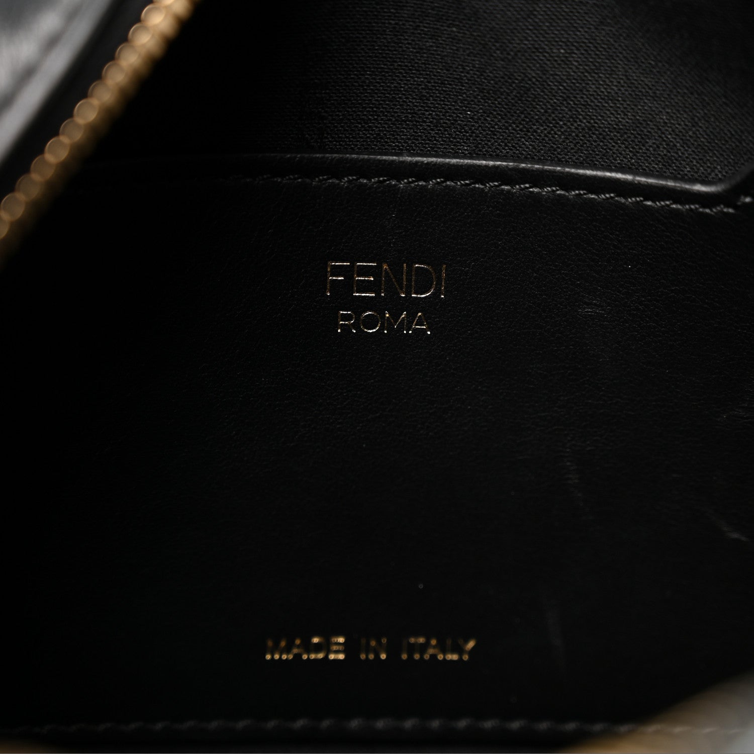 Fendi Vitello Epoque FF Embossed Camera Case Black 6 of 13