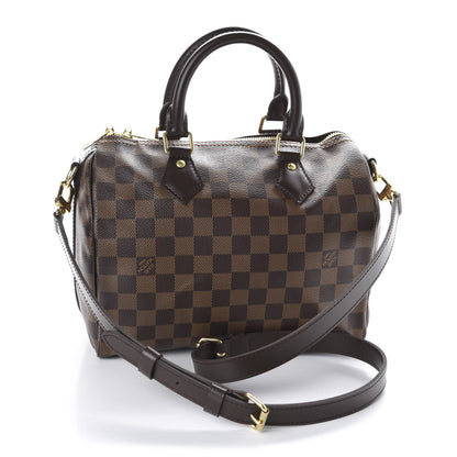 Louis Vuitton Damier Ebene Speedy Bandouliere 25 3 of 9