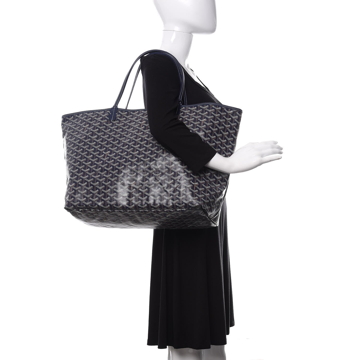 Goyard Goyardine Saint Louis GM Navy 2 of 13