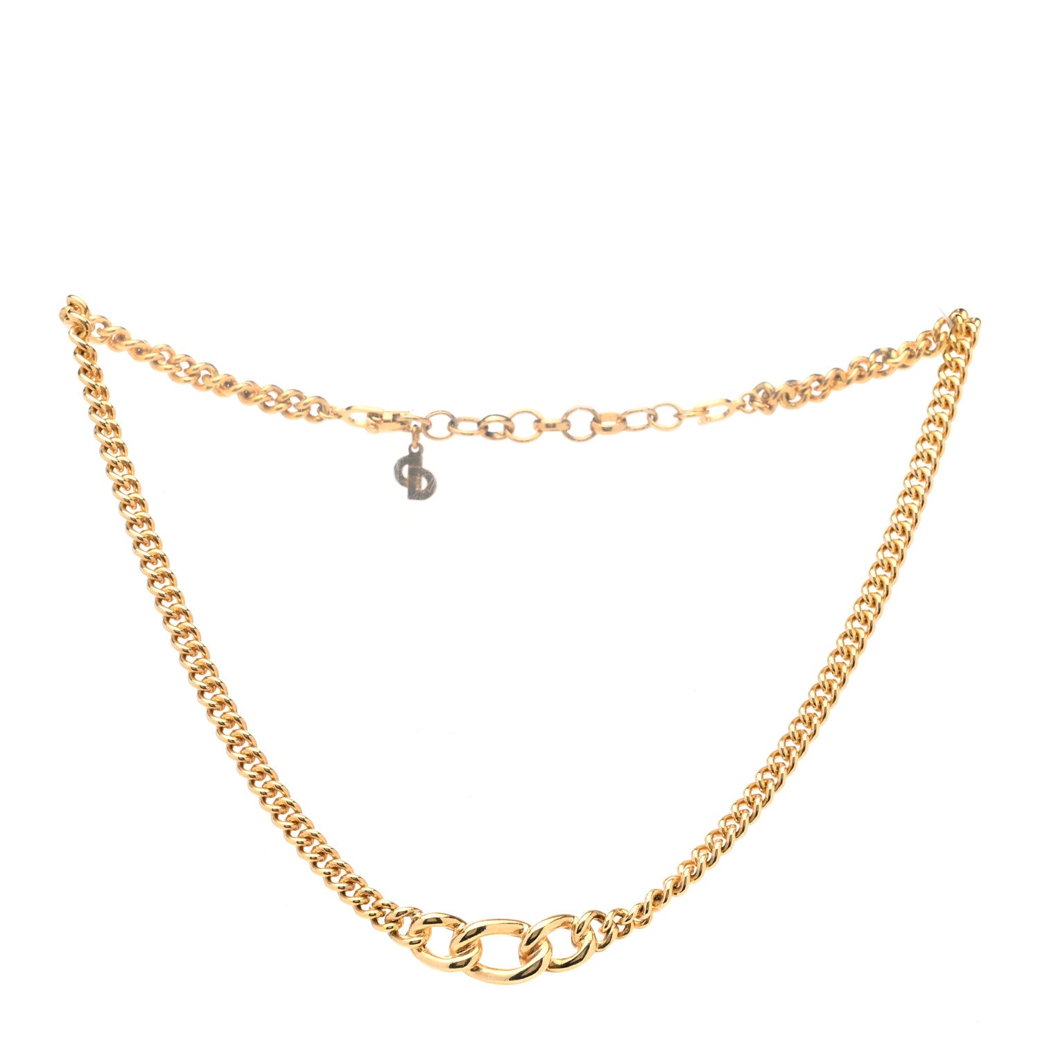 Christian Dior Chain Necklace Gold 3 of 5