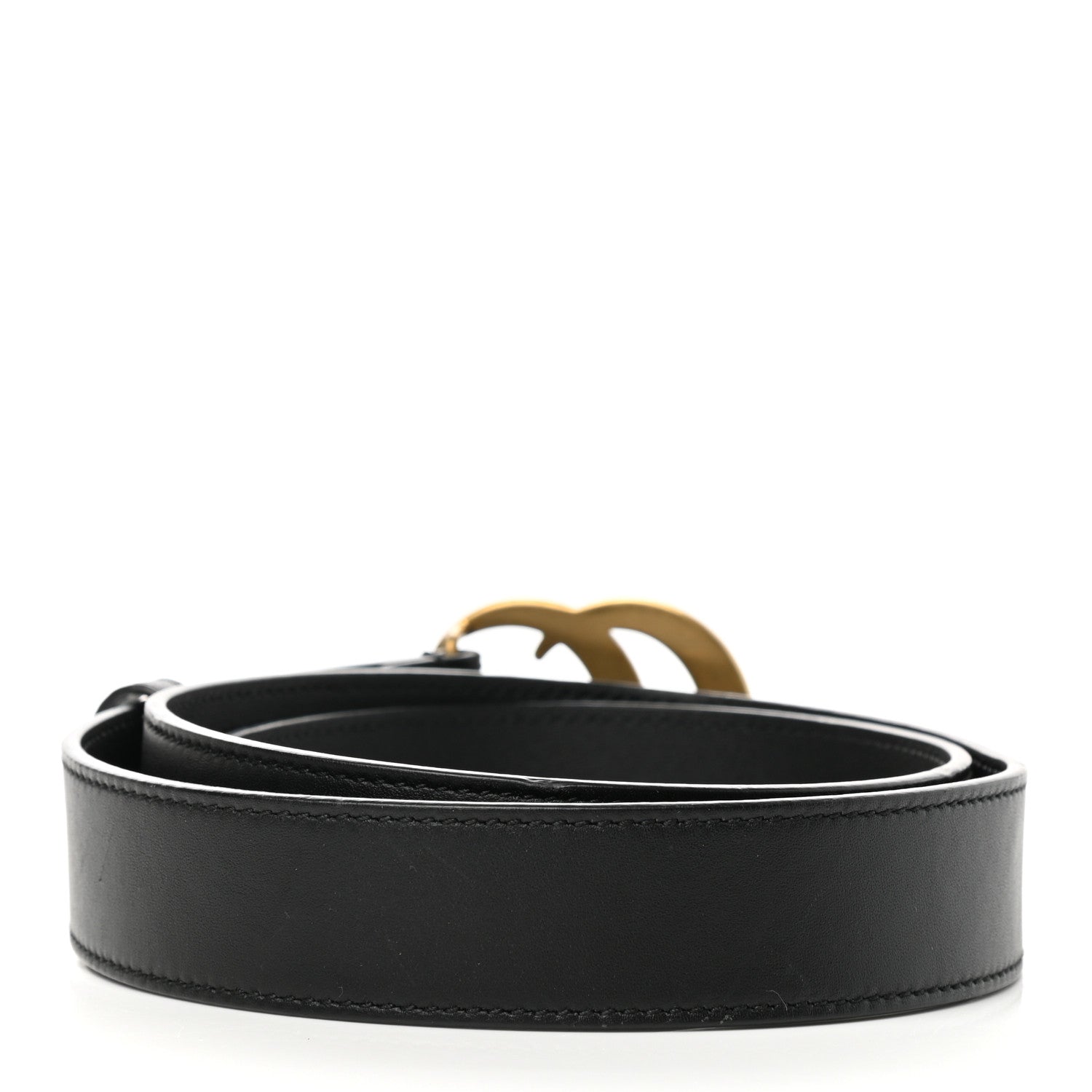 Gucci Calfskin Double G 30mm Belt 85 34 Black 2 of 5