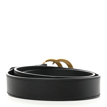Gucci Calfskin Double G 30mm Belt 85 34 Black 2 of 5