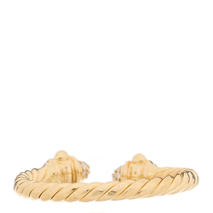 David Yurman 18K Yellow Gold Diamond Renaissance Ring 52 6 3 of 5