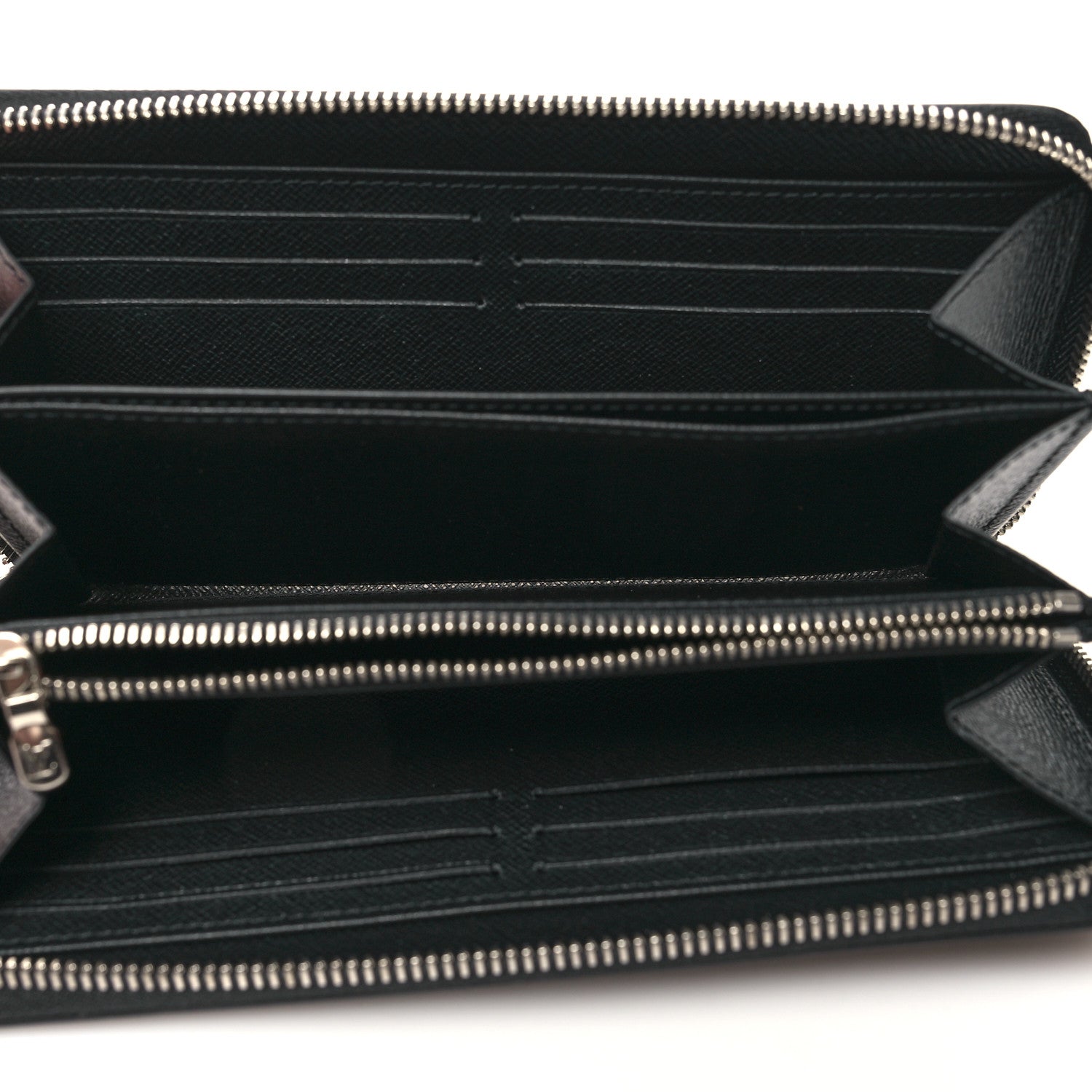 Louis Vuitton Epi Zippy Wallet Black 5 of 8
